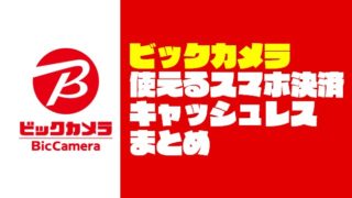 『ビックカメラ』で使えるスマホ決済・キャッシュレスまとめ【2019年4月更新】