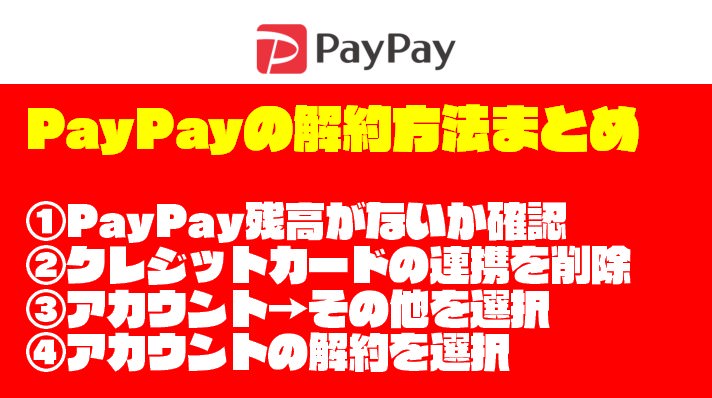 【保存版】PayPay（ペイペイ）を解約したい場合、ここまですれば安心！