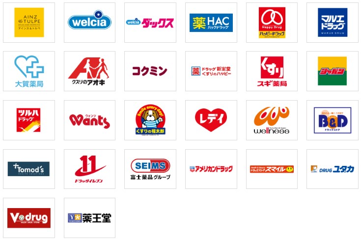 楽天Payが使える『ドラッグストア』